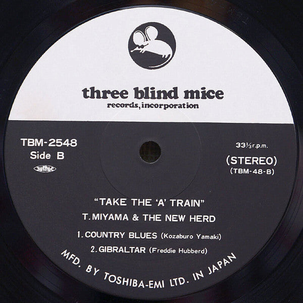 Toshiyuki Miyama & The New Herd - Take The "A" Train (Vinyl, LP, Album, Reissue) Very Good Plus (VG+) / Very Good (VG)