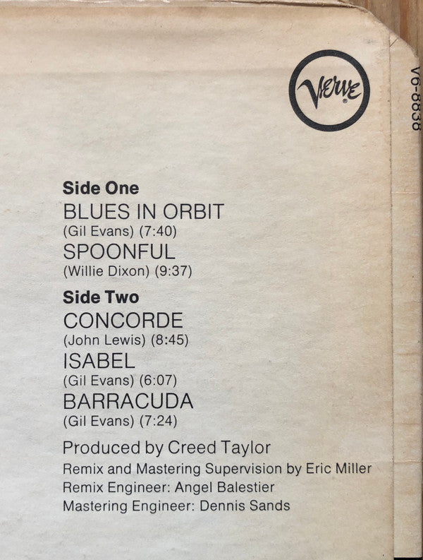Gil Evans And His Orchestra - Previously Unreleased Recordings (Vinyl, LP, Album, Stereo) Good Plus (G+) / Very Good (VG)