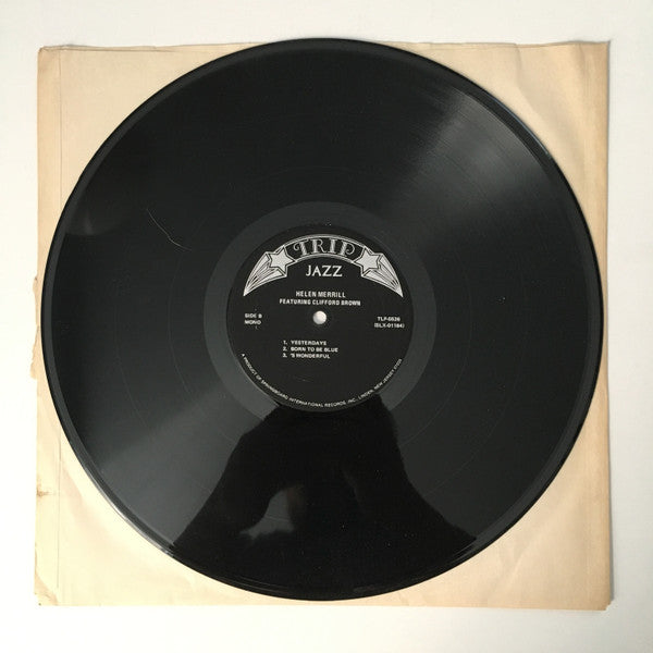 Helen Merrill - Helen Merrill Featuring Clifford Brown (Vinyl, LP, Album, Reissue, Mono) Very Good Plus (VG+) / Good Plus (G+)