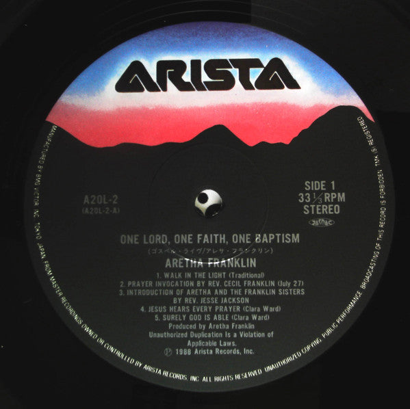 Aretha Franklin - One Lord, One Faith, One Baptism (2xVinyl, LP, Album) Very Good Plus (VG+) / Very Good (VG)