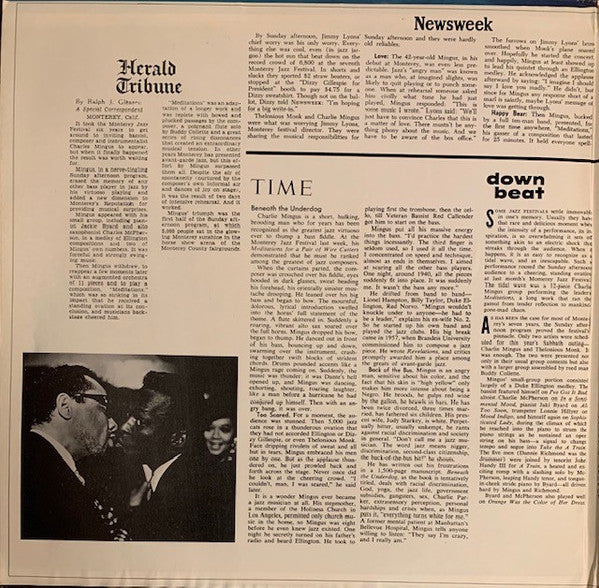 Charles Mingus - Mingus At Monterey (2xVinyl, LP, Album) Very Good (VG) / Good Plus (G+)