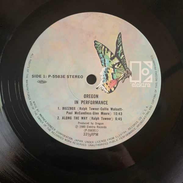 Oregon - In Performance (2xVinyl, LP, Album) Very Good Plus (VG+) / Very Good Plus (VG+)