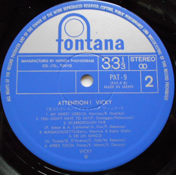 Vicky Leandros - Attention! (Vinyl, LP, Compilation) Very Good Plus (VG+) / Good Plus (G+)