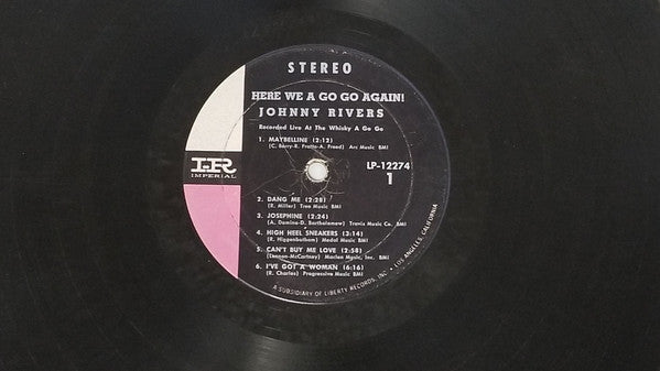Johnny Rivers - Here We à Go Go Again! (Vinyl, LP, Album, Stereo) Very Good (VG) / Fair (F)