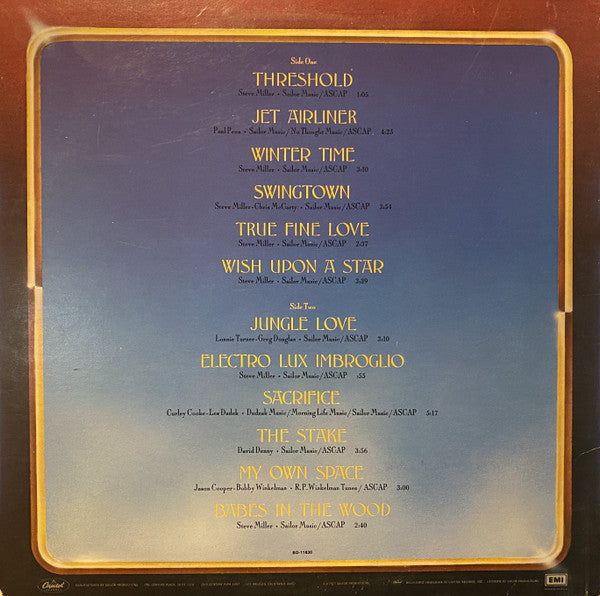 Steve Miller Band - Book Of Dreams (Vinyl, LP, Album, Stereo)