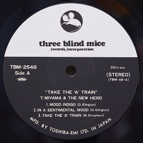 Toshiyuki Miyama & The New Herd - Take The "A" Train (Vinyl, LP, Album, Reissue) Very Good Plus (VG+) / Very Good (VG)