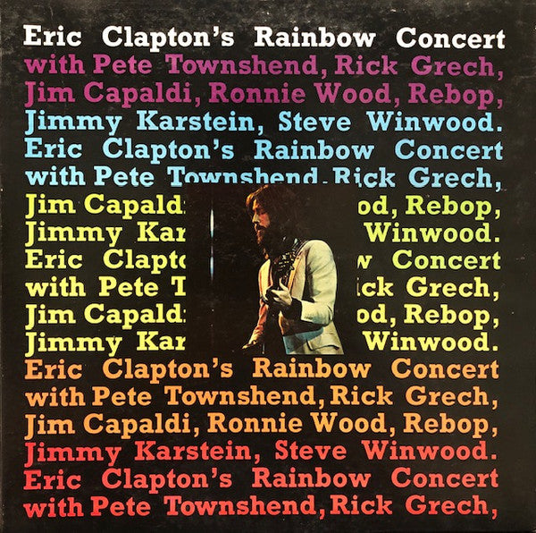 Eric Clapton - Eric Clapton's Rainbow Concert (Vinyl, LP, Album, Stereo) Very Good (VG) / Very Good Plus (VG+)