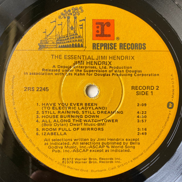 Jimi Hendrix - The Essential Jimi Hendrix (2xVinyl, LP, Compilation) Very Good Plus (VG+) / Very Good Plus (VG+)