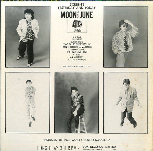 Screen (5) - Moon And June (Vinyl, LP, Album) Very Good (VG) / Very Good (VG)