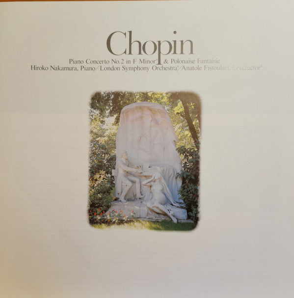 Frédéric Chopin - Piano Concerto No. 2 In F Minor & Polonaise Fantaisie (Vinyl, LP, Stereo) Very Good Plus (VG+) / Very Good Plus (VG+)