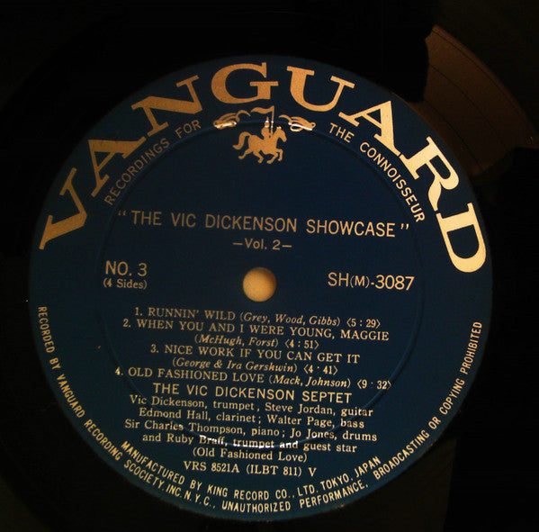 Vic Dickenson - The Vic Dickenson Showcase (2xVinyl, LP) Very Good (VG) / Generic