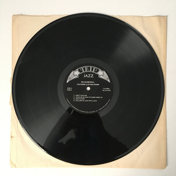 Helen Merrill - Helen Merrill Featuring Clifford Brown (Vinyl, LP, Album, Reissue, Mono) Very Good Plus (VG+) / Good Plus (G+)