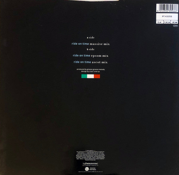 Black Box - Ride On Time (Vinyl, 12", 45 RPM, Single) Good Plus (G+) / Poor (P)