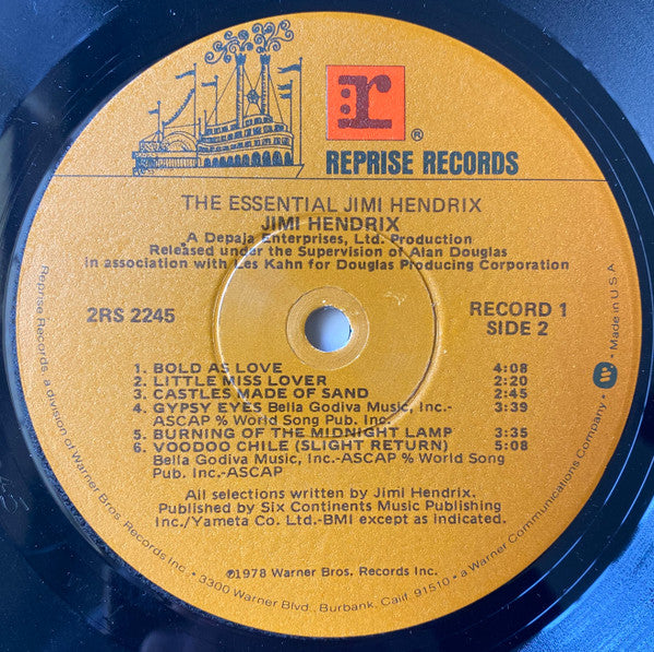 Jimi Hendrix - The Essential Jimi Hendrix (2xVinyl, LP, Compilation) Very Good Plus (VG+) / Very Good Plus (VG+)