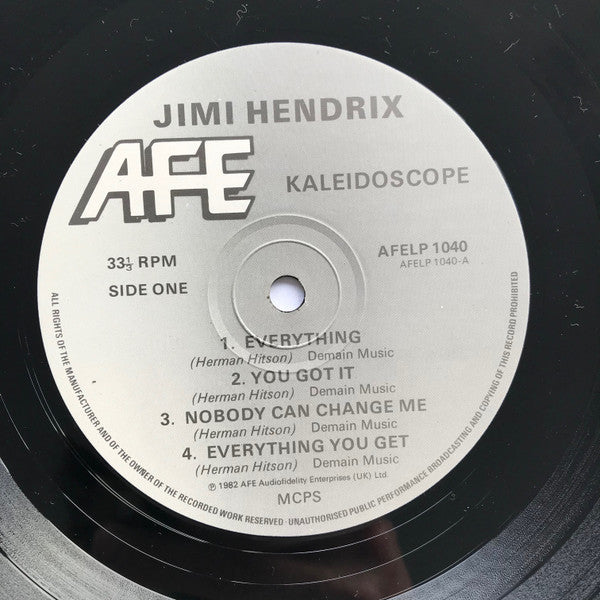 Jimi Hendrix - Kaleidoscope (Vinyl, LP) Very Good Plus (VG+) / Very Good (VG)