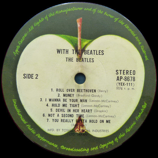The Beatles - With The Beatles (Vinyl, LP, Album, Stereo, Reissue) Near Mint (NM or M-) / Very Good Plus (VG+)