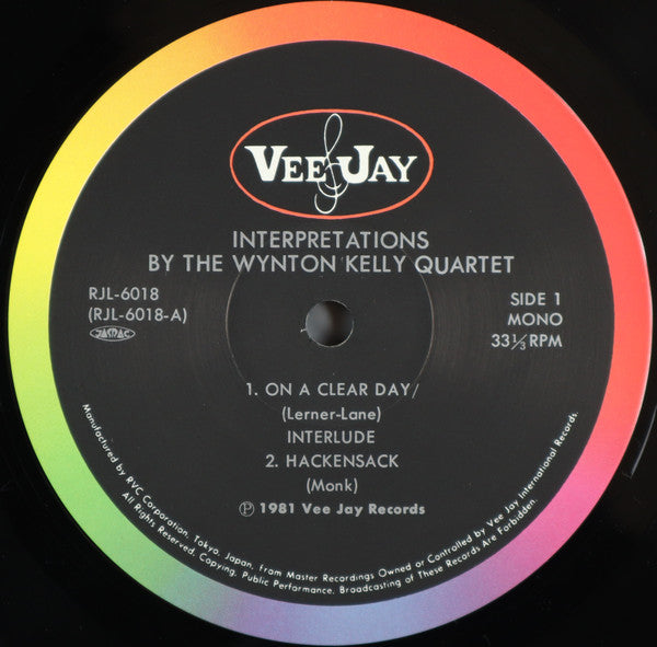 The Wynton Kelly Quartet - Interpretations By The Wynton Kelly Quartet (2xVinyl, LP, Album, Reissue, Mono) Very Good Plus (VG+) / Very Good Plus (VG+)