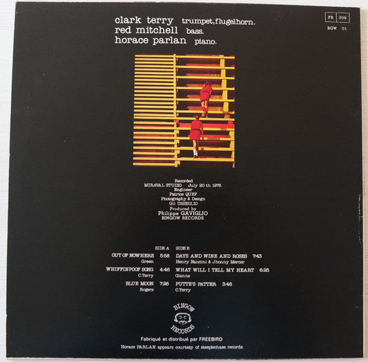 Clark Terry - Out Of Nowhere (Vinyl, LP, Album, Stereo) Very Good (VG) / Good Plus (G+)