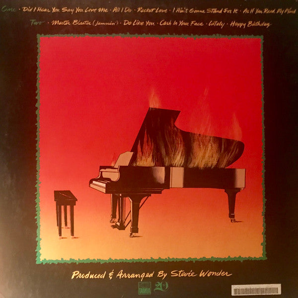 Stevie Wonder - Hotter Than July (Vinyl, LP, Album, Stereo)