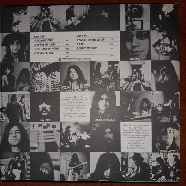 Deep Purple - Machine Head (Vinyl, LP, Album, Reissue)