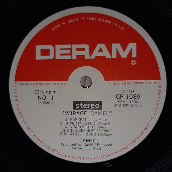 Camel - Mirage (Vinyl, LP, Album, Reissue)