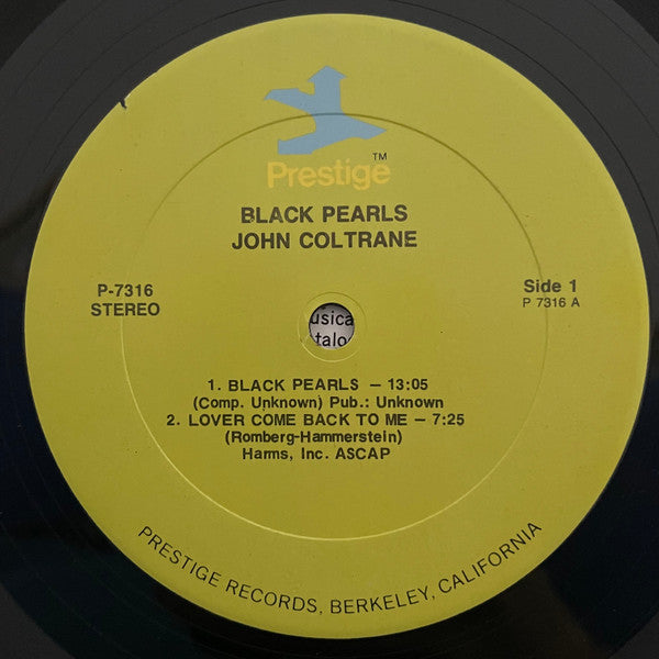 John Coltrane - Black Pearls (Vinyl, LP, Album, Reissue, Stereo) Very Good Plus (VG+) / Very Good (VG)