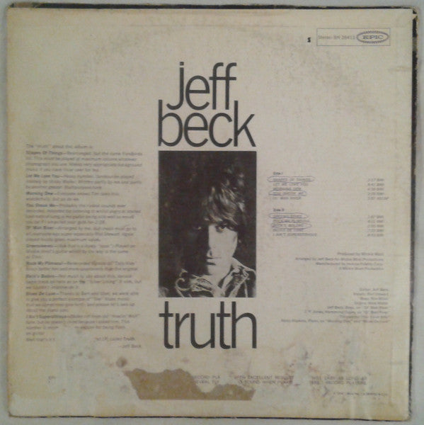 Jeff Beck - Truth (Vinyl, LP, Album, Stereo) Very Good (VG) / Very Good (VG)