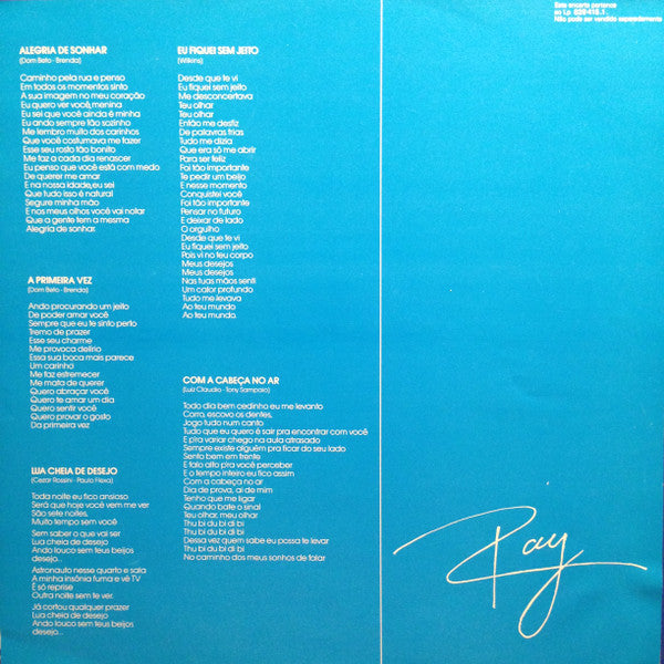 Ray Reyes (4) - Minha Música (Vinyl, LP, Album) Near Mint (NM or M-) / Very Good Plus (VG+)