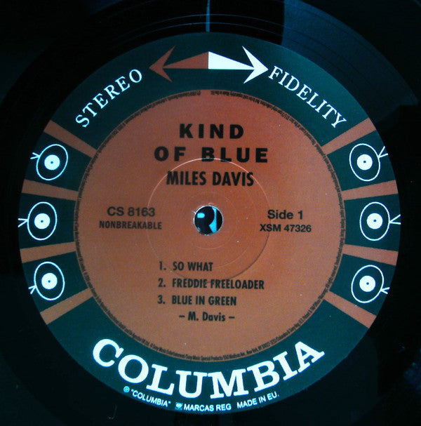 Miles Davis - Kind Of Blue (Vinyl, LP, Album, Reissue, Stereo)