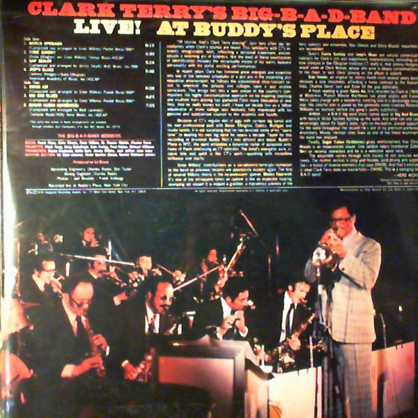 Clark Terry's Big Bad Band - Big-B-A-D-Band Live! At Buddy's Place ...
