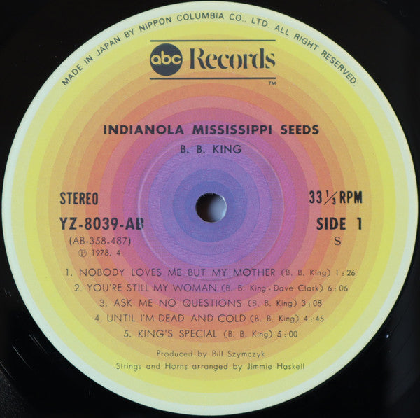 BB King - Indianola Mississippi Seeds (Vinyl, LP, Album, Reissue, Stereo) Near Mint (NM or M-) / Near Mint (NM or M-)