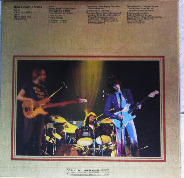 Beck, Bogert & Appice - Beck, Bogert & Appice (Vinyl, LP, Album)