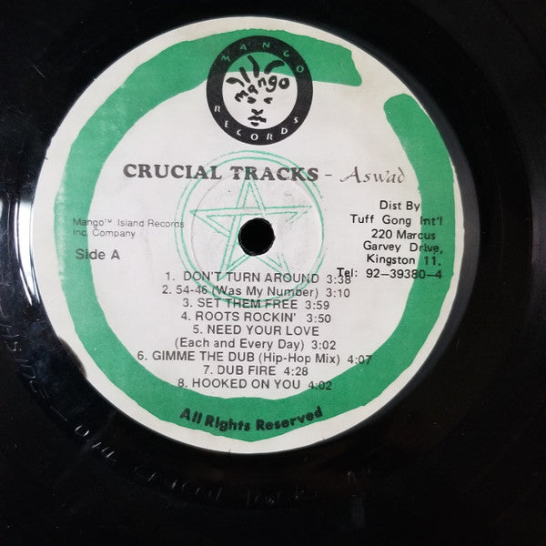 Aswad - Crucial Tracks (Vinyl, LP, Compilation) Good Plus (G+) / Good Plus (G+)