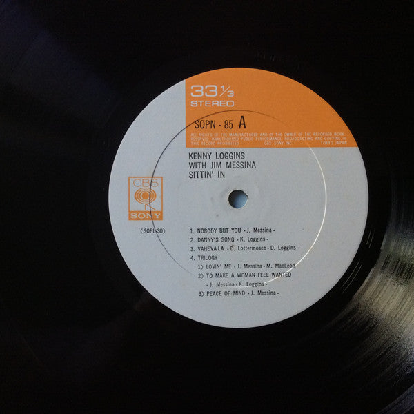 Loggins And Messina - Sittin' In (Vinyl, LP, Album, Reissue, Stereo) Very Good (VG) / Good Plus (G+)