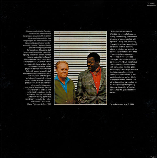 The Oscar Peterson Trio - Hello Herbie (Vinyl, LP, Album, Limited E...