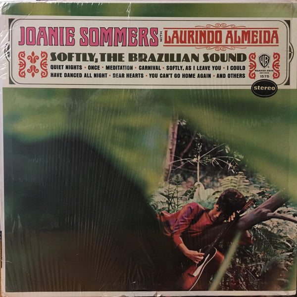 Joanie Sommers - Softly, The Brazilian Sound (Vinyl, LP, Album, Repress, Stereo) Very Good (VG) / Good Plus (G+)