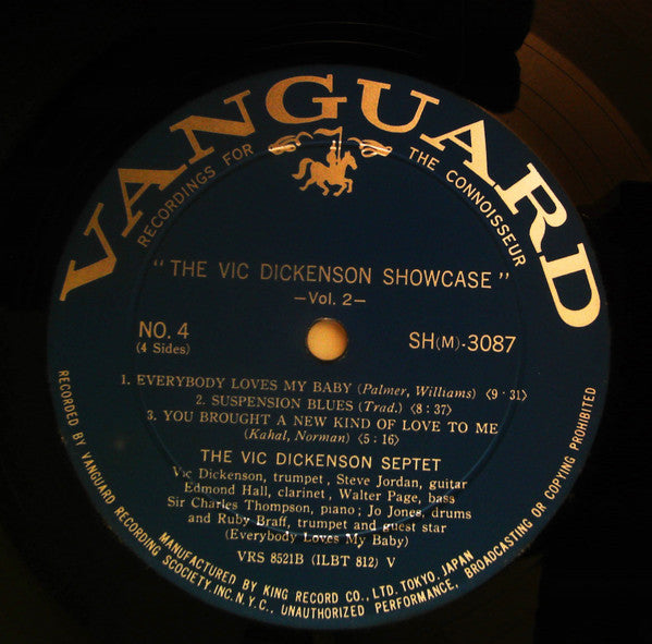 Vic Dickenson - The Vic Dickenson Showcase (2xVinyl, LP) Very Good Plus (VG+) / Very Good Plus (VG+)