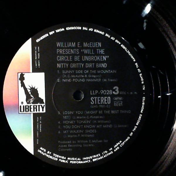 Nitty Gritty Dirt Band - Will The Circle Be Unbroken (3xVinyl, LP, Album) Good Plus (G+) / Very Good (VG)