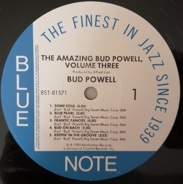 Bud Powell - The Amazing Bud Powell, Vol. 3 - Bud! (Vinyl, LP, Albu...