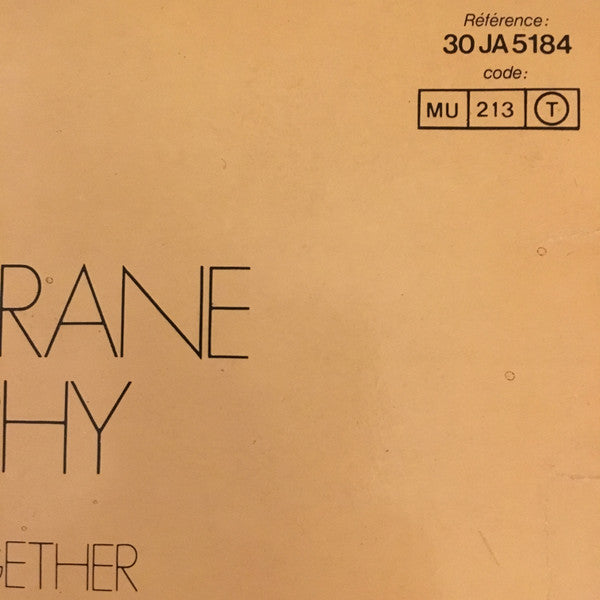 John Coltrane - Two Giants Together (Rare Live Performance 1962) (Vinyl, LP, Reissue) Very Good (VG) / Good Plus (G+)