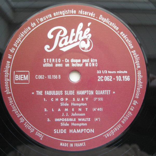 Slide Hampton - The Fabulous Slide Hampton Quartet (Vinyl, LP, Reissue, Remastered, Stereo) Very Good Plus (VG+) / Very Good Plus (VG+)