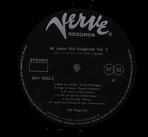 Ella Fitzgerald - All About Ella Fitzgerald (2xVinyl, LP, Compilation) Very Good Plus (VG+) / Very Good Plus (VG+)