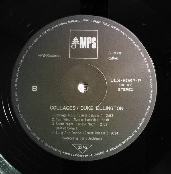 Duke Ellington - Collages (Vinyl, LP, Album, Reissue) Near Mint (NM or M-) / Very Good Plus (VG+)