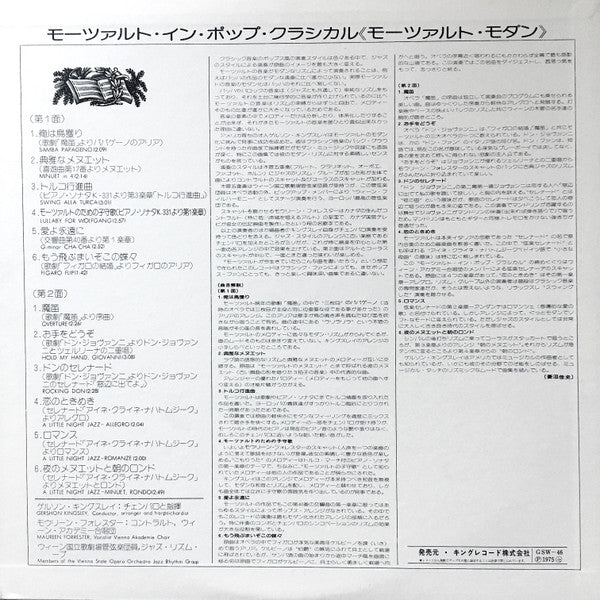 Wolfgang Amadeus Mozart - Mozart After Hours (Mozart In Pop Classical) (Vinyl, LP, Album, Stereo) Very Good Plus (VG+) / Good (G)