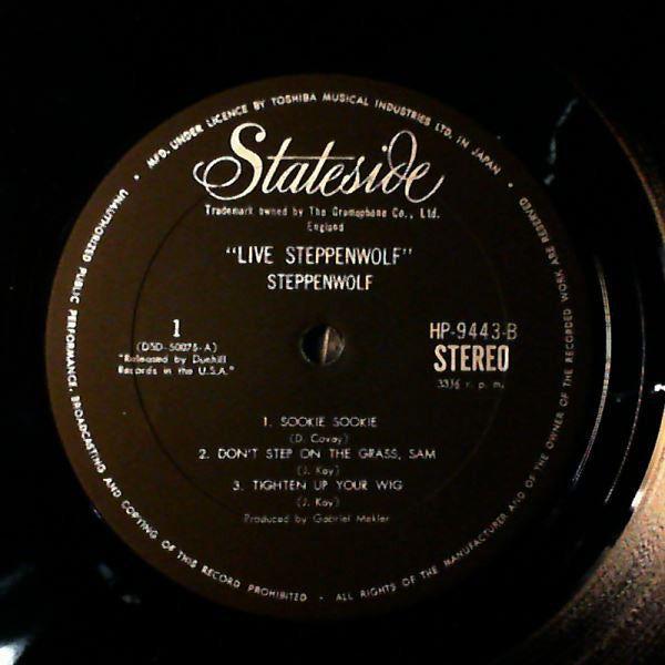 Steppenwolf - Live (2xVinyl, LP, Album, Stereo) Good Plus (G+) / Good (G)
