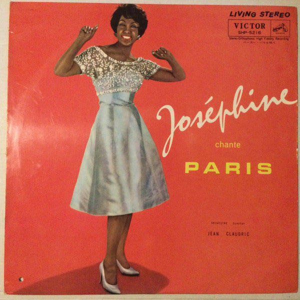 Josephine Baker - Chante Paris (Vinyl, LP, Compilation, Stereo) Very Good Plus (VG+) / Very Good Plus (VG+)