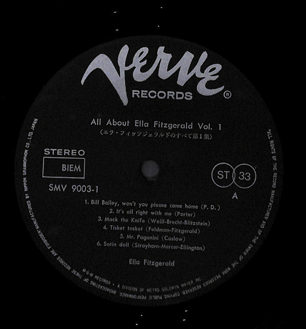 Ella Fitzgerald - All About Ella Fitzgerald (2xVinyl, LP, Compilation) Very Good Plus (VG+) / Very Good Plus (VG+)