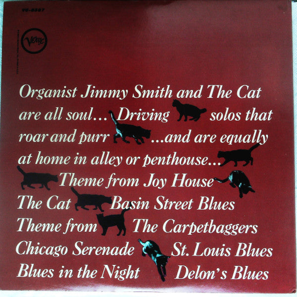 Jimmy Smith - The Cat (Vinyl, LP, Album, Repress)