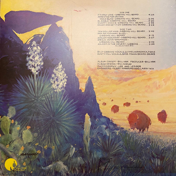 ZZ Top - Tejas (Vinyl, LP, Album, Promo) Very Good Plus (VG+) / Good (G)