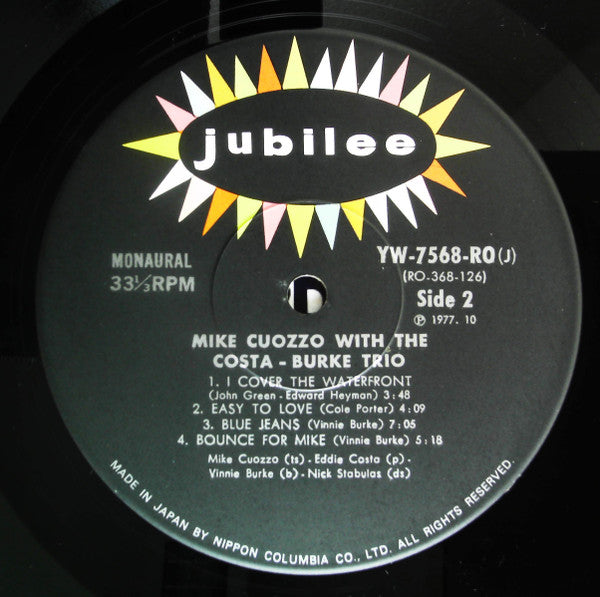 Mike Cuozzo - Mike Cuozzo With The Costa-Burke Trio (Vinyl, LP, Reissue, Mono) Very Good Plus (VG+) / Very Good Plus (VG+)